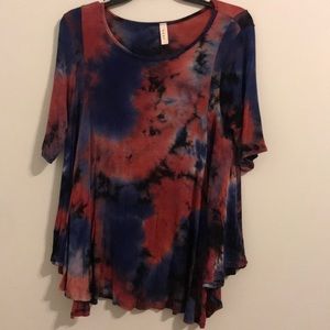 Luxe Tie Dye Top
